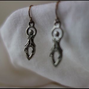 Earrings, women, goddess